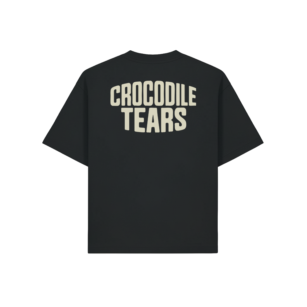 CROCODILE TEARS - FAKE TEARS TEE - BLACK