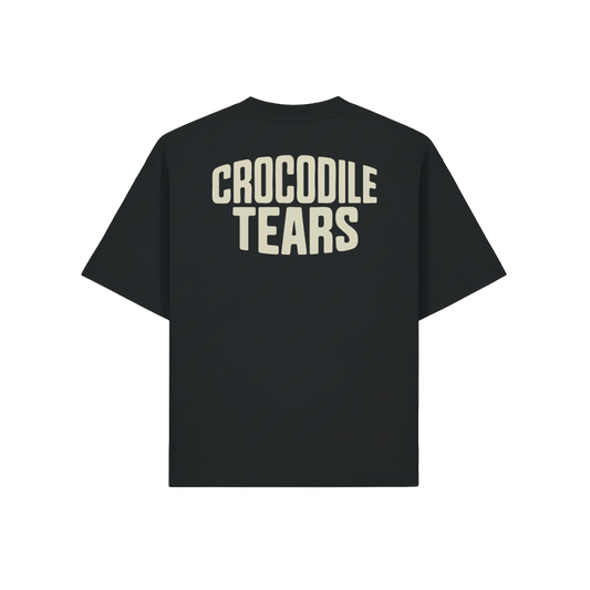 CROCODILE TEARS - FAKE TEARS TEE - BLACK