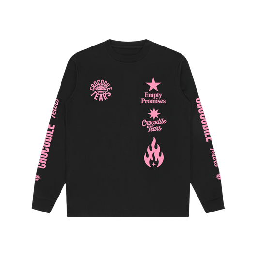 CROCODILE TEARS -  BROKE PROMISE LONG SLEEVE TEE