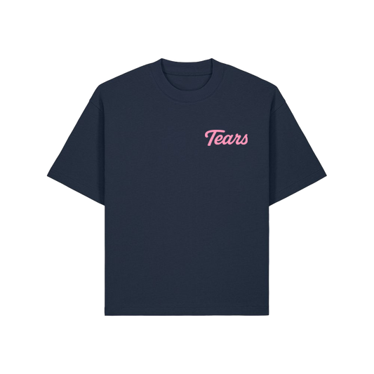CROCODILE TEARS - TEARS TEE- NAVY BLUE