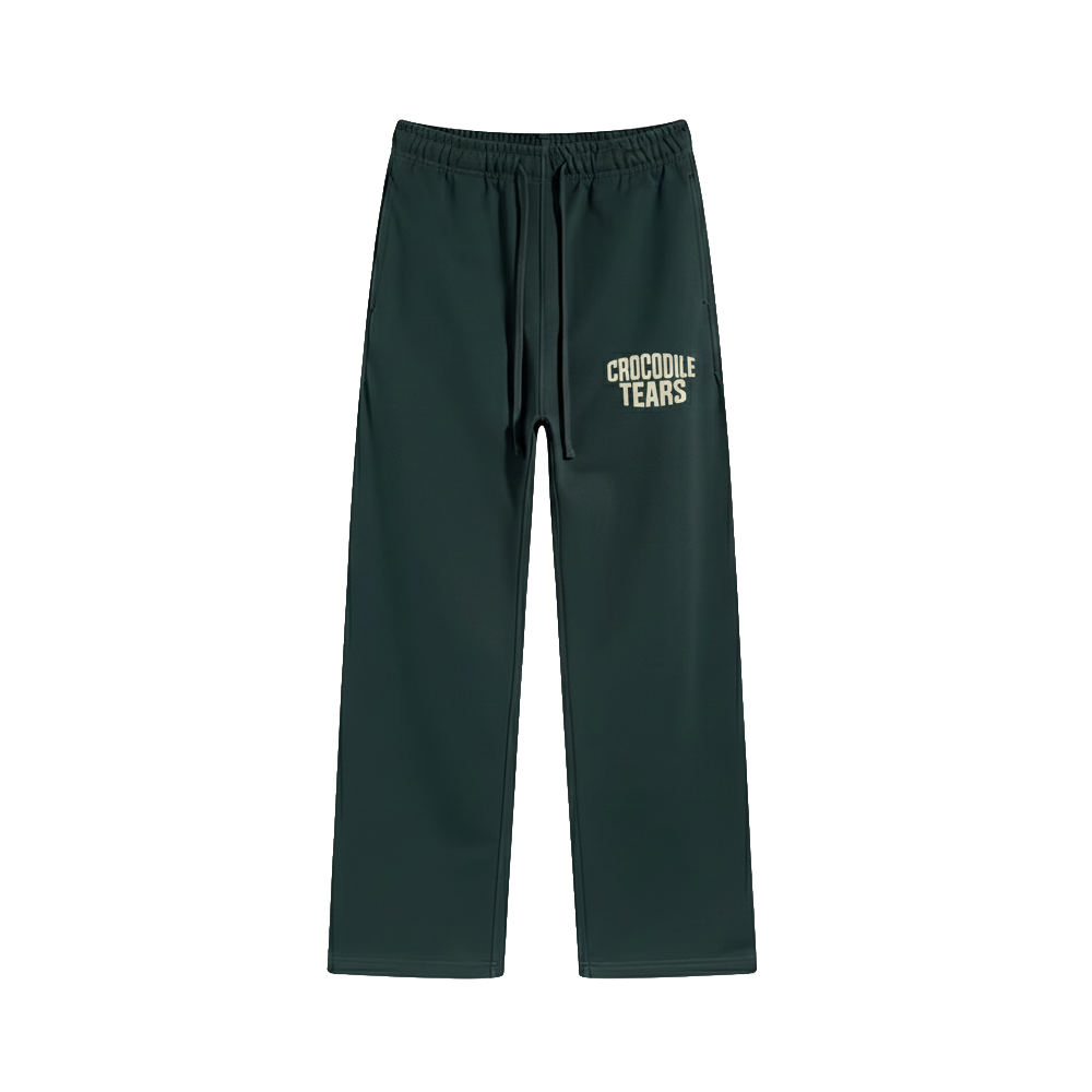 CROCODILE TEARS - OVER-SIZED CORER LOGO JOGGERS - GREEN