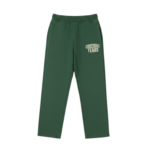 CROCODILE TEARS - STONEWASH GREEN JOGGERS